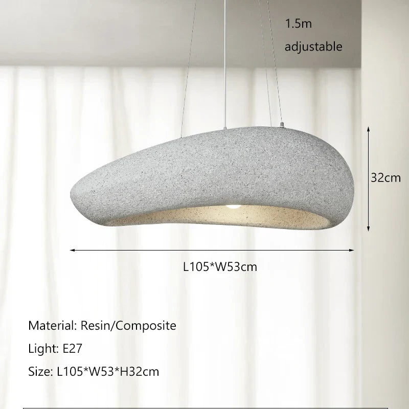 Nordic Wabi-Sabi LED Pendant Lights for Home Decor and Dining Room