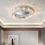 Crystal LED Ceiling Lights: Elegant Lighting Fixture for Living Room Bedroom Kitchen Decor