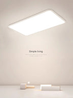 LED Ceiling Light: Nordic Style Ultra Thin Square Lamp for Living Room and Bedroom