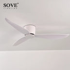 Modern 6-Speed DC Motor Ceiling Fan Remote Control 17CM Without Lights