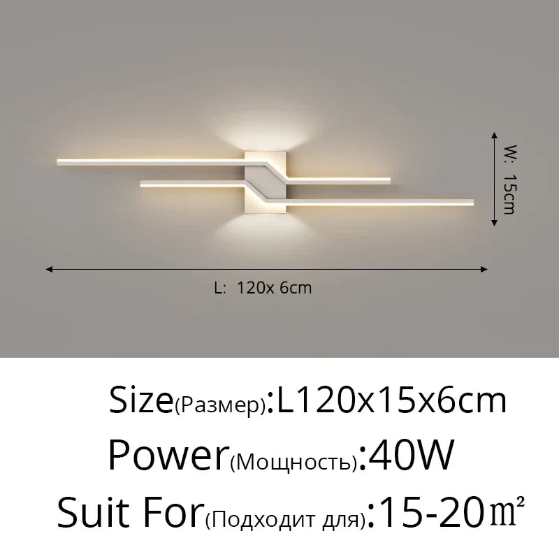 Modern LED Wall Lamp for Bedroom Closets Indoor Lighting Wall Decor
