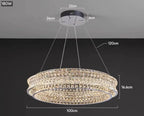 K9 Crystal Luxury Chandelier for Restaurant Bar Hotel LED Lamps