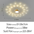 LED Chandelier Lights - Modern Indoor Lighting for Living Room, Kids Room, Bedroom