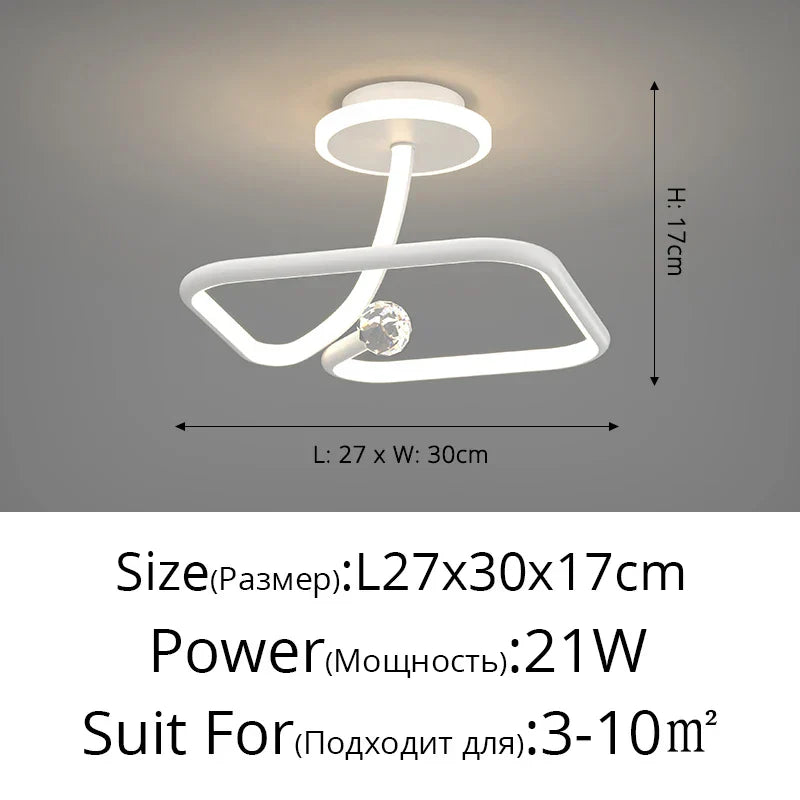 Modern LED Ceiling Chandelier for Home Decor Lighting Fixture