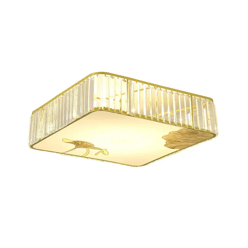 Crystal Chinese Style Ceiling Light for Living Room and Bedroom