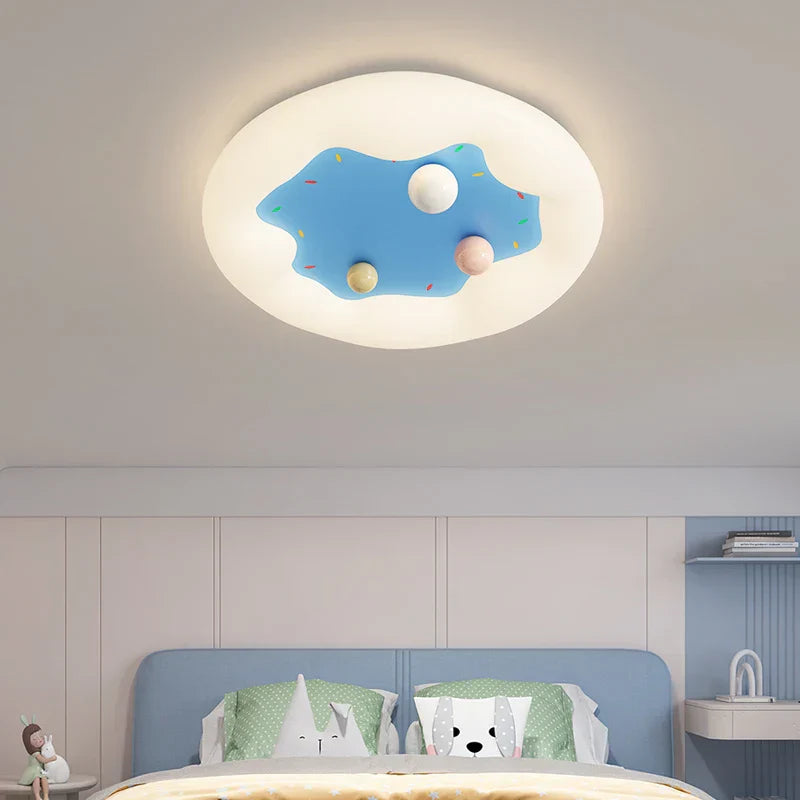 Kids Room Chandelier Remote Dimable Ceiling Lights