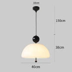 Nordic Glass Chandelier by - Stylish Pendant Light for Living Room and Bedroom