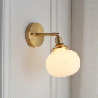 Glass Ball Wall Sconce Modern Wandlamp Stair Light for Bedroom Bathroom Mirror