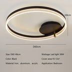 Modern Minimalism Round Ring Ceiling Lamp LED Lighting Fixture