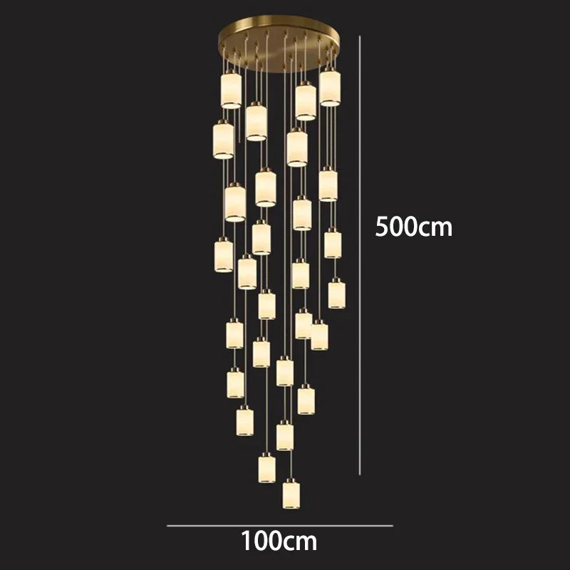 Modern LED Pendant Light Chandeliers for Living Room Staircase Decor
