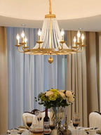 Crystal Chandelier: Retro Industrial Lighting for Living Room, Dinning Room Decor