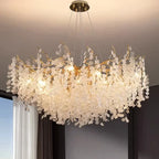 Money Tree Crystal Ceiling Chandelier
