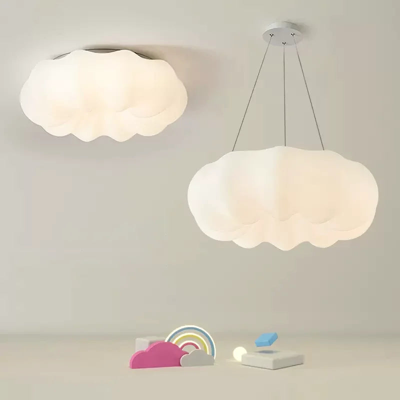LED Cloud Pendant Light Modern Children's Room Chandelier