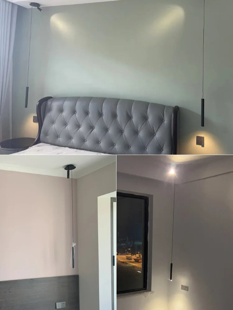 Modern Minimalist Bedside Chandelier for Living Room and Bedroom