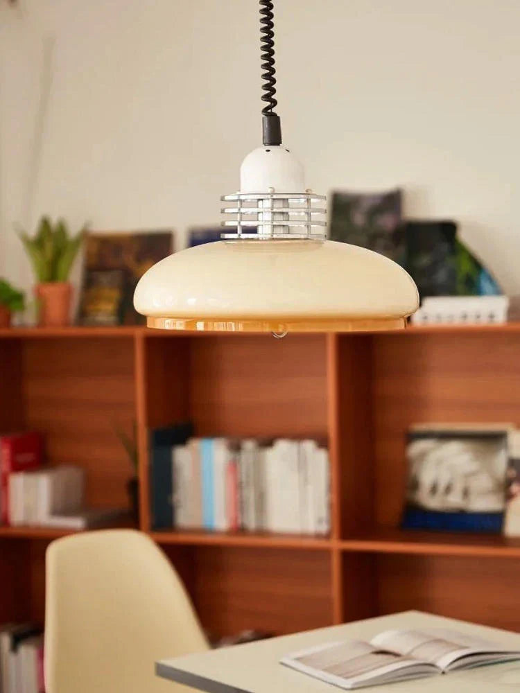 Vintage Glass LED Chandelier: Retro Kitchen Island Ceiling Lamp for Home Decor.createStatement