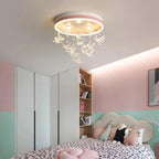 Flying Bird Ceiling Light: Fashionable and Romantic Kid's Room Decor Lamp