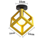 Iron Pendant Light: Industrial Retro Vintage Hanging Lamp for Dining Room and Kitchen