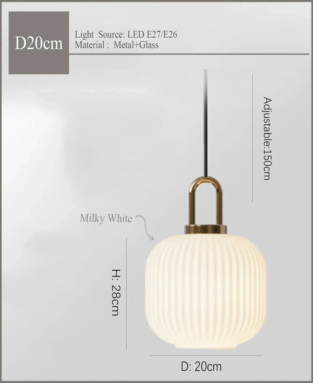 Japanese Glass Pendant Light: Modern Nordic LED Hanging Lamp for Bedroom Home Décor