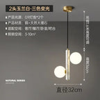 Scandi Marble Pendant Light White Glass Ball Bedroom Living Room Bar Lamp Afralia™