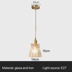 Nordic Flower Glass Pendant Chandeliers for Restaurant Cafe Hotel Decoration