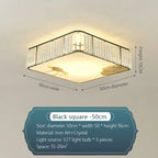 Crystal Chinese Style Ceiling Light for Living Room and Bedroom
