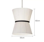 Folie Pendant Light: Modern Fabric Lampshade for Bedroom & Dining Room