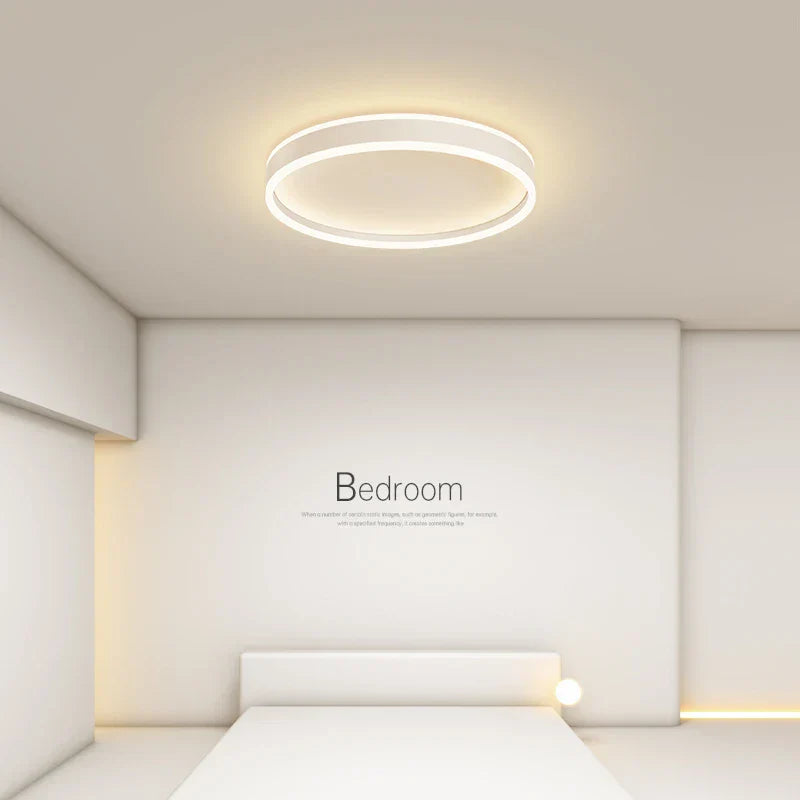 Modern Minimal LED Ceiling Light Acrylic Dimmable Round Lamp Fixtures