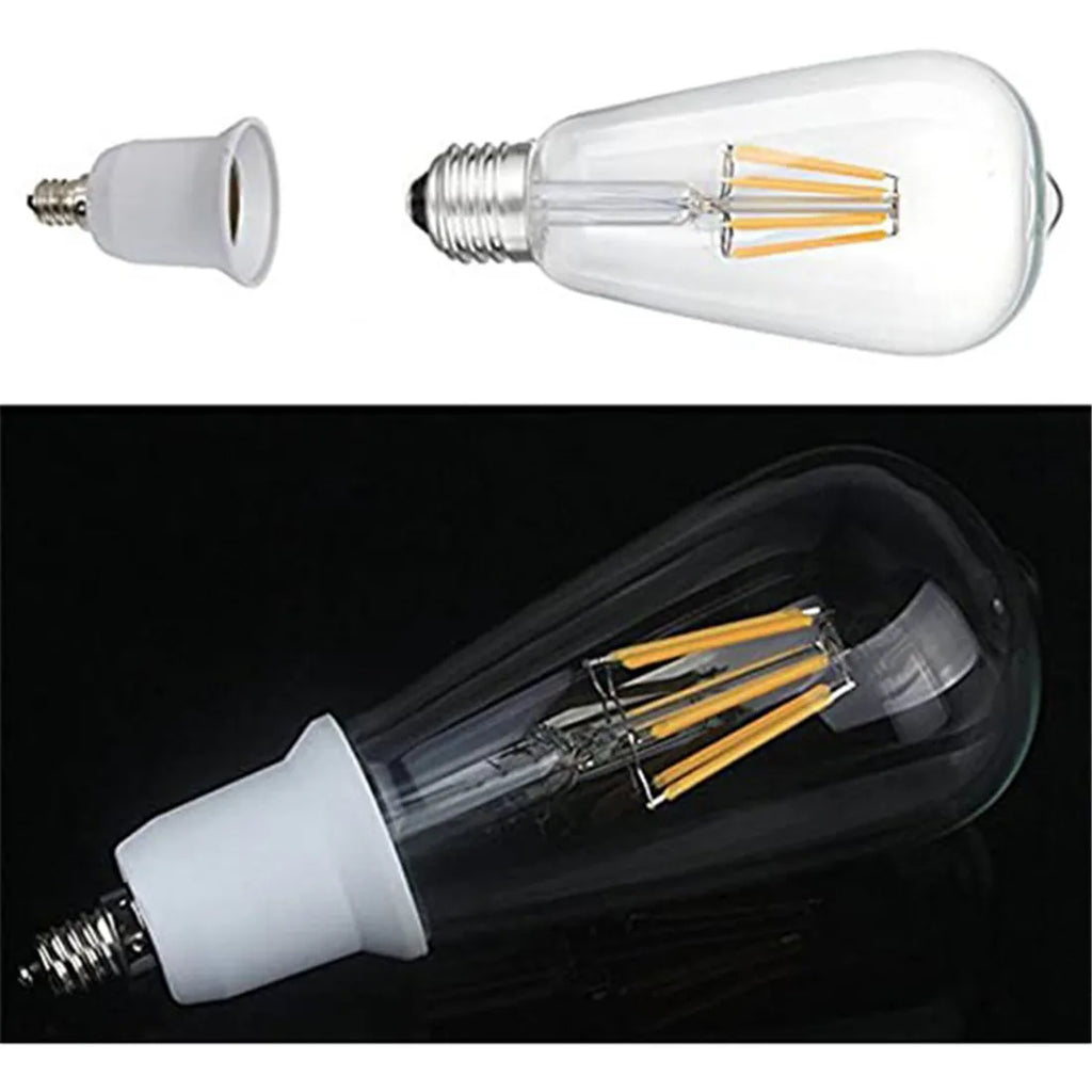 4pcs E14 to E26 E27 Adapter Converter for Chandelier Socket