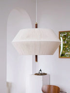 Wabi Sabi Cotton Thread Pendant Lights for Home Dining Room Decor