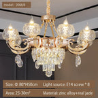 Crystal Chandelier: Grand European Villa High-end Fixture for Living Room, Restaurant, Building