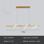 Minimalist LED Pendant Lamp Dimmable Chandelier for Home Decor Lighting