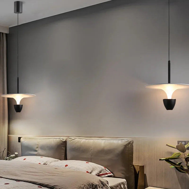 Nordic Minimalist LED Chandelier for Bedroom, Restaurant, Bar - Interior Lighting Solution