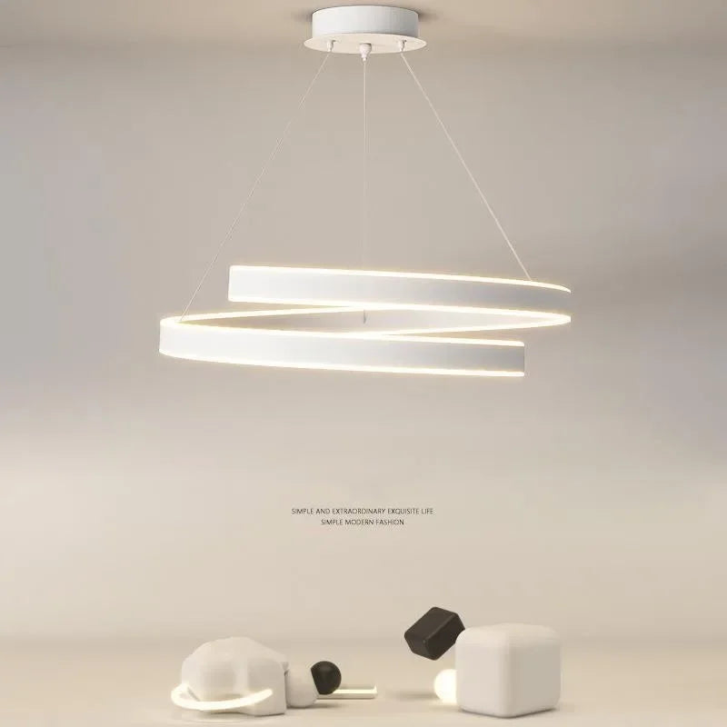 Dimmable Metal Acrylic Pendant Chandelier Lighting Fixtures