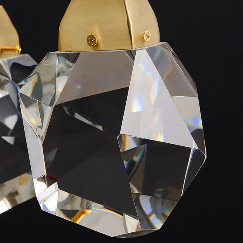 Nordic Villa Crystal Pendant Lights Chandelier for Home Living Room Bedroom Kitchen Shop