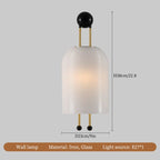 Glass LED Chandelier: Elegant Ceiling Light for Home Decor and Ambiance