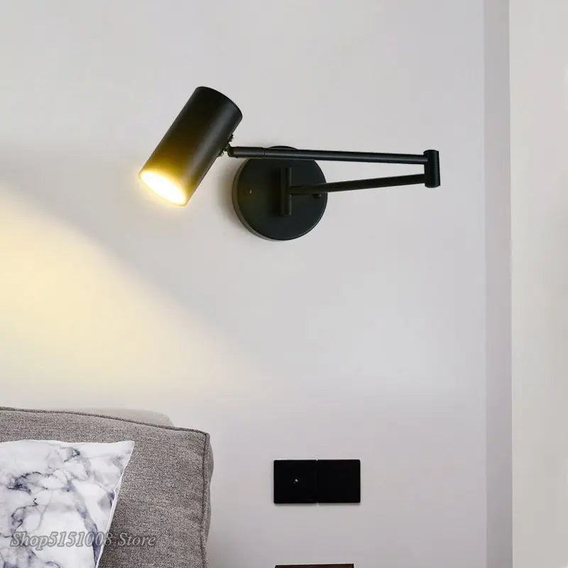 Rotatable E27 LED Wall Sconce for Home Decor