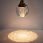 Modern Glass Ball Crystal LED Pendant Lighting for Kitchen Bedroom Home Decor