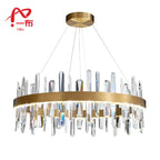 K9 Luxury Pendant Chandelier, LED Indoor Lighting for Kitchen, Living Room, Bedroom