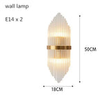 Modern Luxury Glass LED Chandelier Dining Room Dimmable Pendant Lamp