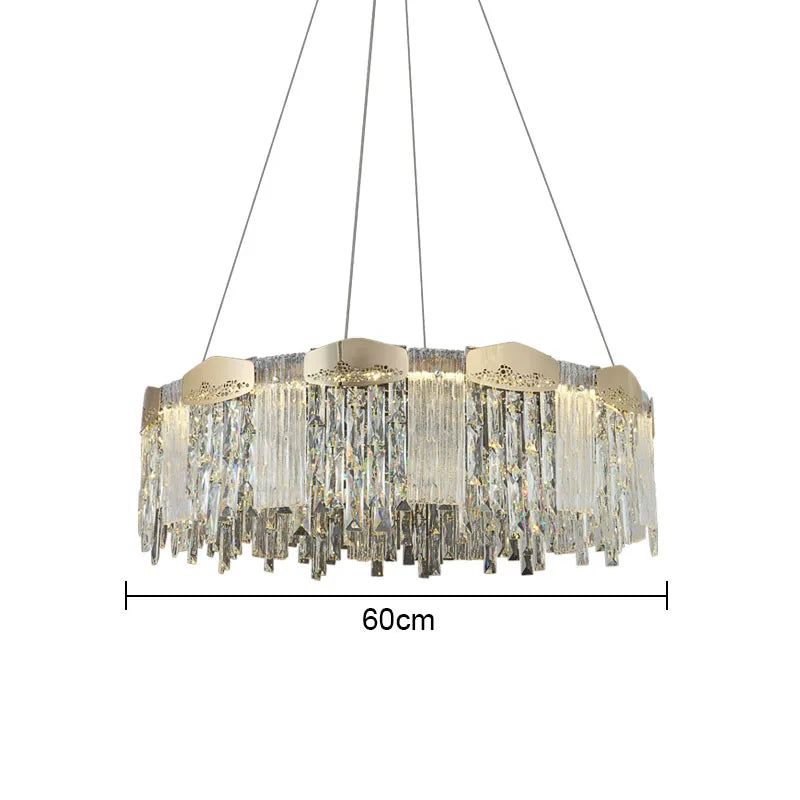 Crystal Ceiling Chandelier: Modern Luxury Lighting for Living Room, Dining Room, Bedroom