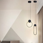 Modern Nordic Circle Lamp Bar Restaurant Chandelier Luxury Home Decor