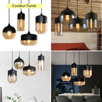 Glass Shade Pendant Light, Industrial Kitchen Restaurant Decor Lighting