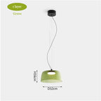 Nordic Glass Chandelier: Modern Ceiling Pendant Lights for Living and Dining Room