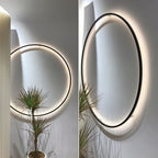 LED Ring Wall Lamp - Nordic Design Indoor USB Sconce Lighting
