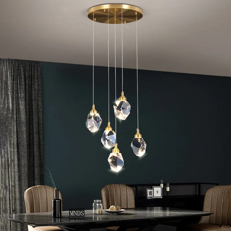 Diamond Crystal LED Ceiling Chandelier for Home Decor