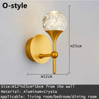 Crystal LED Wall Sconce for Elegant Home Décor