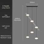 Modern Nordic LED Ceiling Chandelier for Home Living Room Staircase Lighting