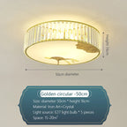 Crystal Chinese Style Ceiling Light for Living Room and Bedroom