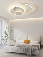 Circles LED Ceiling Lights Modern Minimalism Dimmable Bedroom Lamp Fixtures