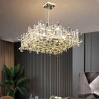 Crystal Pendant Chandelier for Modern Living, Dining, Bedroom Lighting